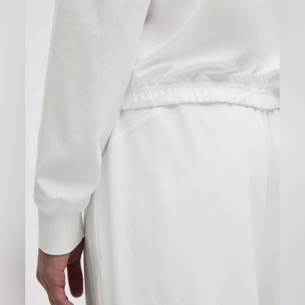 Lululemon Court Rival Tennis Track Jacket size 10 White WHWH - Picture 6 of 9
